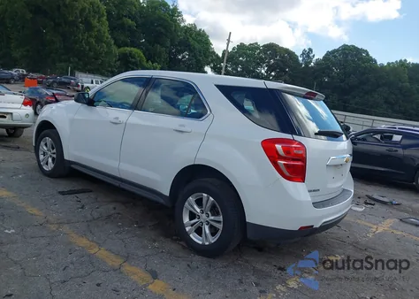 2017 Chevrolet Equinox Ls z USA, uszkodzony, nr VIN 2GNALBEK4H1614395